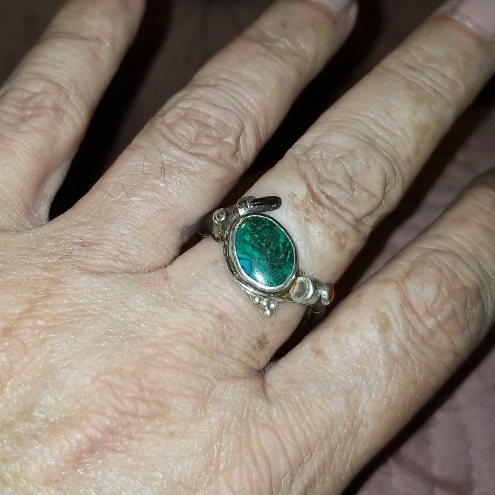 OOAK HANDMADE STERLING RING - Picture 3 of 10